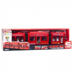 City Metro Opening Doors Lights Sounds Red 1:16