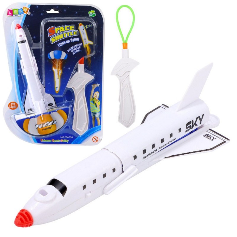 Spaceship With Parachute Slingshot Light Arcade Sports Game