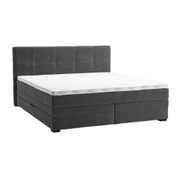 Continental bed JEEP 160x200cm, grey