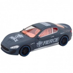 Rear-wheel drive sports car with a matte gray body