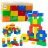 Set of Large Construction Blocks in a Bag, Colorful, 28.5x9x9 cm, 12 pcs.