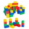 Set of Large Construction Blocks in a Bag, Colorful, 28.5x9x9 cm, 12 pcs.