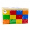 Set of Large Construction Blocks in a Bag, Colorful, 28.5x9x9 cm, 12 pcs.