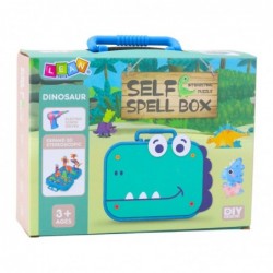 DIY Screwdriver Kit Suitcase Puzzle Dinosaurs Blocks Screwdriver 228 pcs.