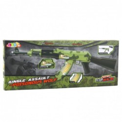 Military Camo Rifle Vibrations Lights Sounds 70cm