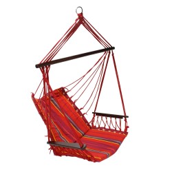 Swing chair HIP red striped