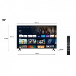 TCL S54 40S5400A TV 101.6 cm (40") Full HD Smart TV Wi-Fi Silver