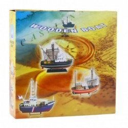 Collectible Decorative Model Fishing Boat Red 30x26cm