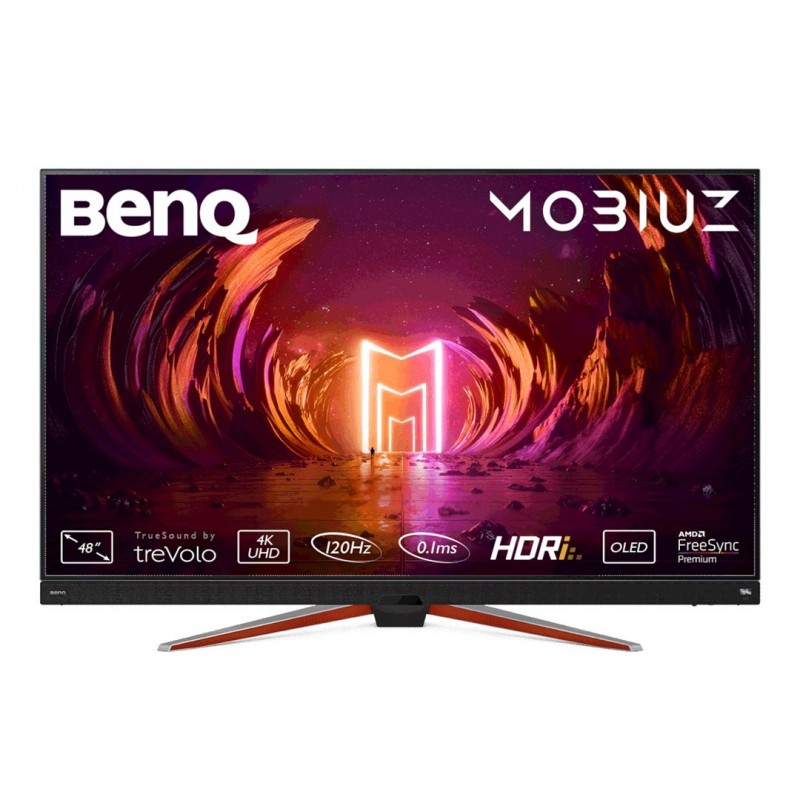 BenQ EX480UZ computer monitor 121.9 cm (48") 3840 x 2160 pixels 4K Ultra HD OLED Grey