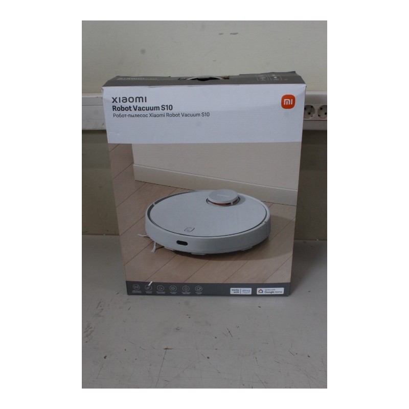 SALE OUT. Xiaomi Robot Vacuum S10 EU Wet&Dry Operating time (max) 130 min Lithium Ion 3200 mAh Dust