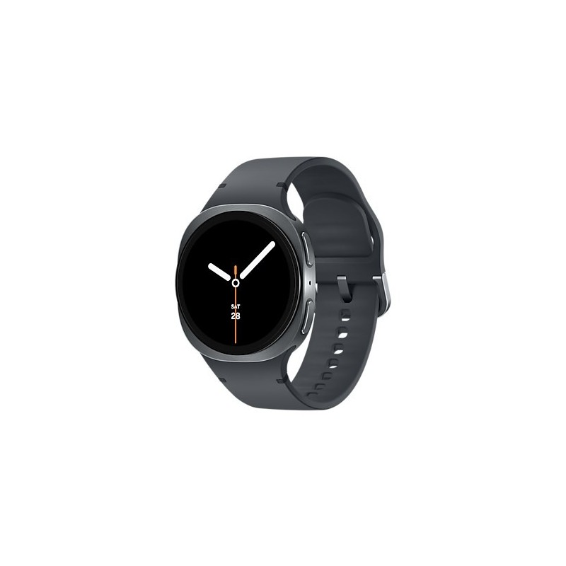 Samsung Galaxy Watch 8 3.3 cm (1.3") AMOLED 40 mm Digital 438 x 438 pixels Touchscreen Graphite Wi-Fi GPS (satellite)
