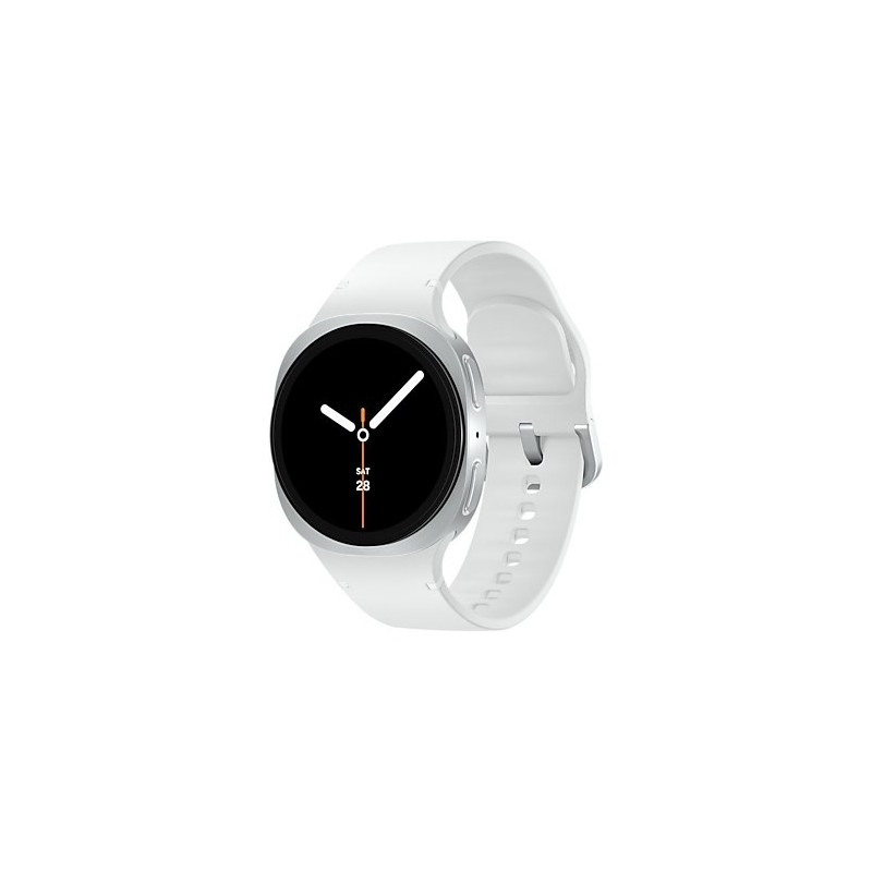 Samsung Galaxy Watch 8 3.3 cm (1.3") AMOLED 40 mm Digital 438 x 438 pixels Touchscreen Silver Wi-Fi GPS (satellite)
