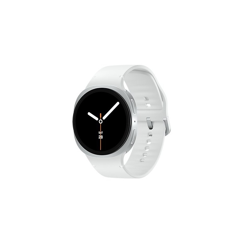 Samsung Galaxy Watch 8 3.81 cm (1.5") AMOLED 44 mm Digital 480 x 480 pixels Touchscreen Silver Wi-Fi GPS (satellite)