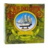Collectible Model Decorative Sailing Ship Black and White 21x21cm