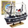 Collectible Decorative Model Fishing Boat Flying Lady 24x23cm