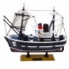 Collectible Decorative Model Fishing Boat Flying Lady 24x23cm
