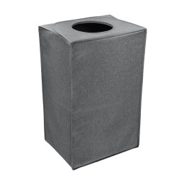 Laundry basket MAX DAY 40x30xH63cm, dark grey