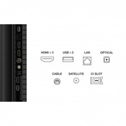 TCL P79K 75P79K TV 190.5 cm (75") 4K Ultra HD Smart TV Wi-Fi Metallic 450 cd/m²