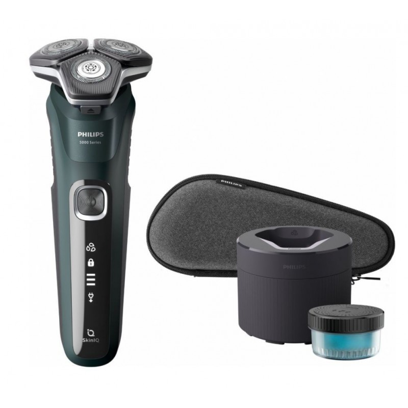 Skuveklis Philips  Philips Series 5000 wet and dry electric shaver S5884/50, SkinIQ, SteelPrecision blades, 360-D