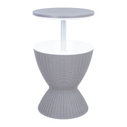 Bar set BELLE 3 in 1, grey plastic