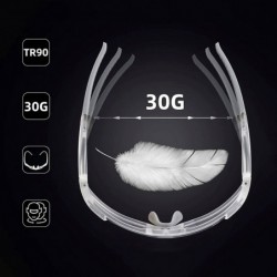 Rockbros SP291 UV400 white photochromic cycling glasses