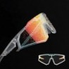 Rockbros SP291 UV400 white photochromic cycling glasses