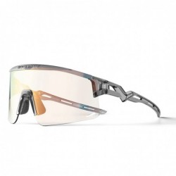 Photochromic cycling glasses with UV protection and Rockbros transparent black corrective insert