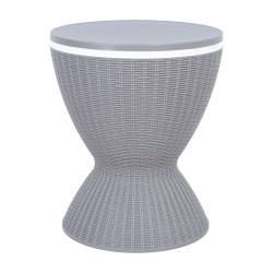 Bar set BELLE 3 in 1, grey plastic