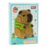 3D Construction Blocks Capybara With Green Backpack 1606pcs.
