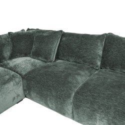 Nurgadiivan ja tumba DIVI 2176x276x102xH84cm, mündiroheline