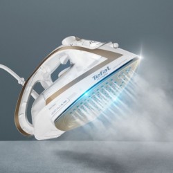 Tefal Puregliss FV8042 Dry & Steam iron Durilium AirGlide Autoclean soleplate 3000 W Bronze, White