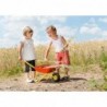 Red metal wheelbarrow for children Rolly Toys