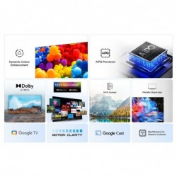 TCL V6C 55V6C TV 139.7 cm (55") 4K Ultra HD Smart TV Wi-Fi Metallic 270 cd/m²