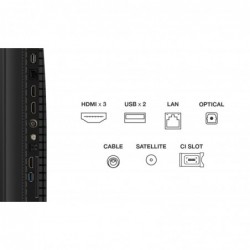 TCL P7K 55P7K TV 139.7 cm (55") 4K Ultra HD Smart TV Wi-Fi Metallic 450 cd/m²