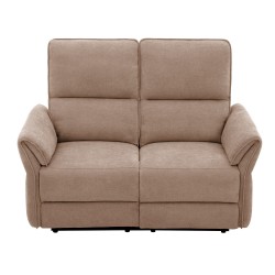 Diivan DAMIKA 2-kohaline elektriline recliner 143x92xH103cm, helepruun