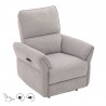 Tugitool DAMIKA elektriline recliner 85x92xH103cm, hall