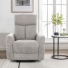 Tugitool GEMMA manuaalne recliner 89x98xH106cm, helehall