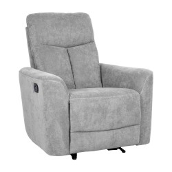 Tugitool GEMMA manuaalne recliner 89x98xH106cm, helehall