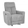 Tugitool GEMMA manuaalne recliner 89x98xH106cm, helehall