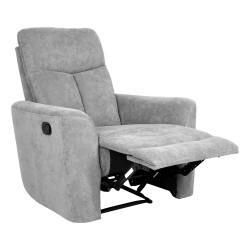 Tugitool GEMMA manuaalne recliner 89x98xH106cm, helehall