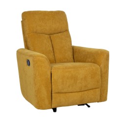 Tugitool GEMMA manuaalne recliner 89x98xH106cm, tumekollane