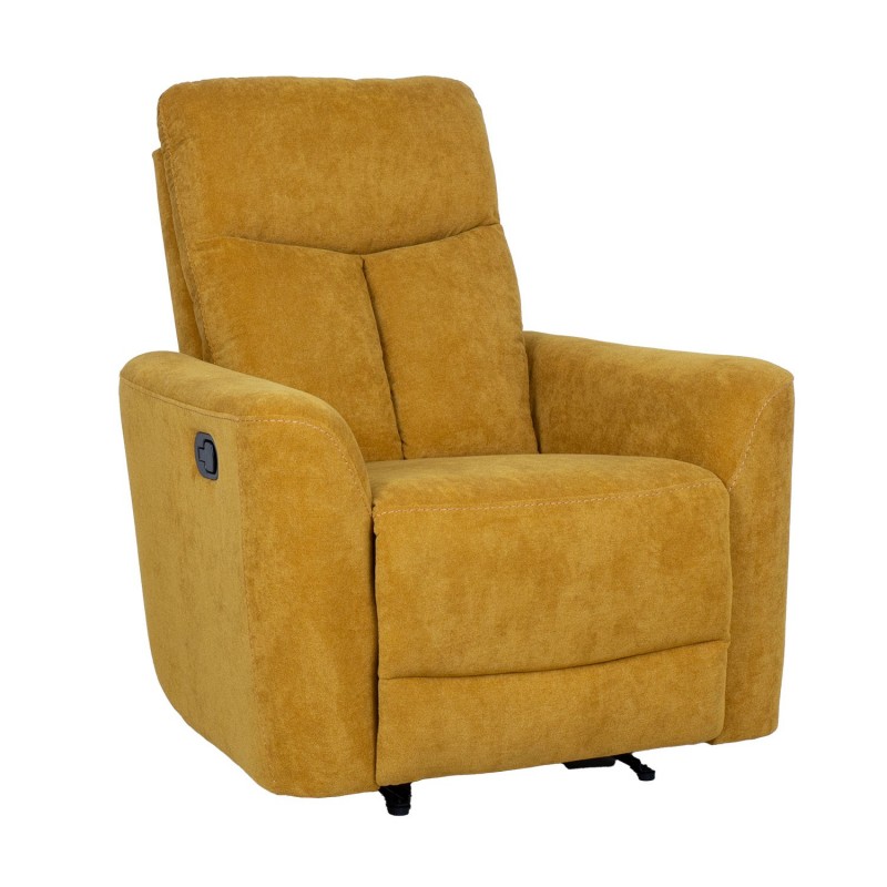 Tugitool GEMMA manuaalne recliner 89x98xH106cm, tumekollane