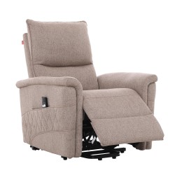 Tugitool GIANNI elektriline lift recliner 85x86xH106cm, beež