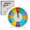 Children's Alarm Clock Educational Quartz Minutes Seconds Colorful 12cm