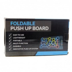 15-in-1 Foldable Push-Up Exercise Board with Resistance Bands and Handles