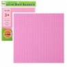 Construction Board for Building Blocks Pink 25.5x25.5 cm