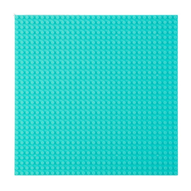 Construction Board for Building Blocks Light Blue 40x40cm