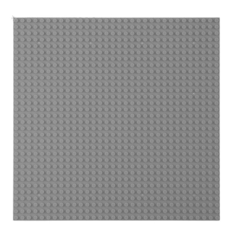 Construction Board for Building Blocks Gray 40x40cm