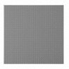 Construction Board for Building Blocks Gray 40x40cm