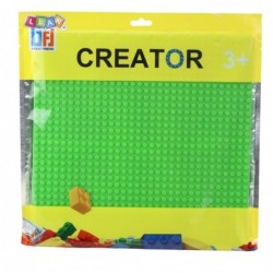 Construction Board for Building Blocks Green 25.5x25.5 cm